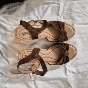Born Women's Tan Suede Sandals